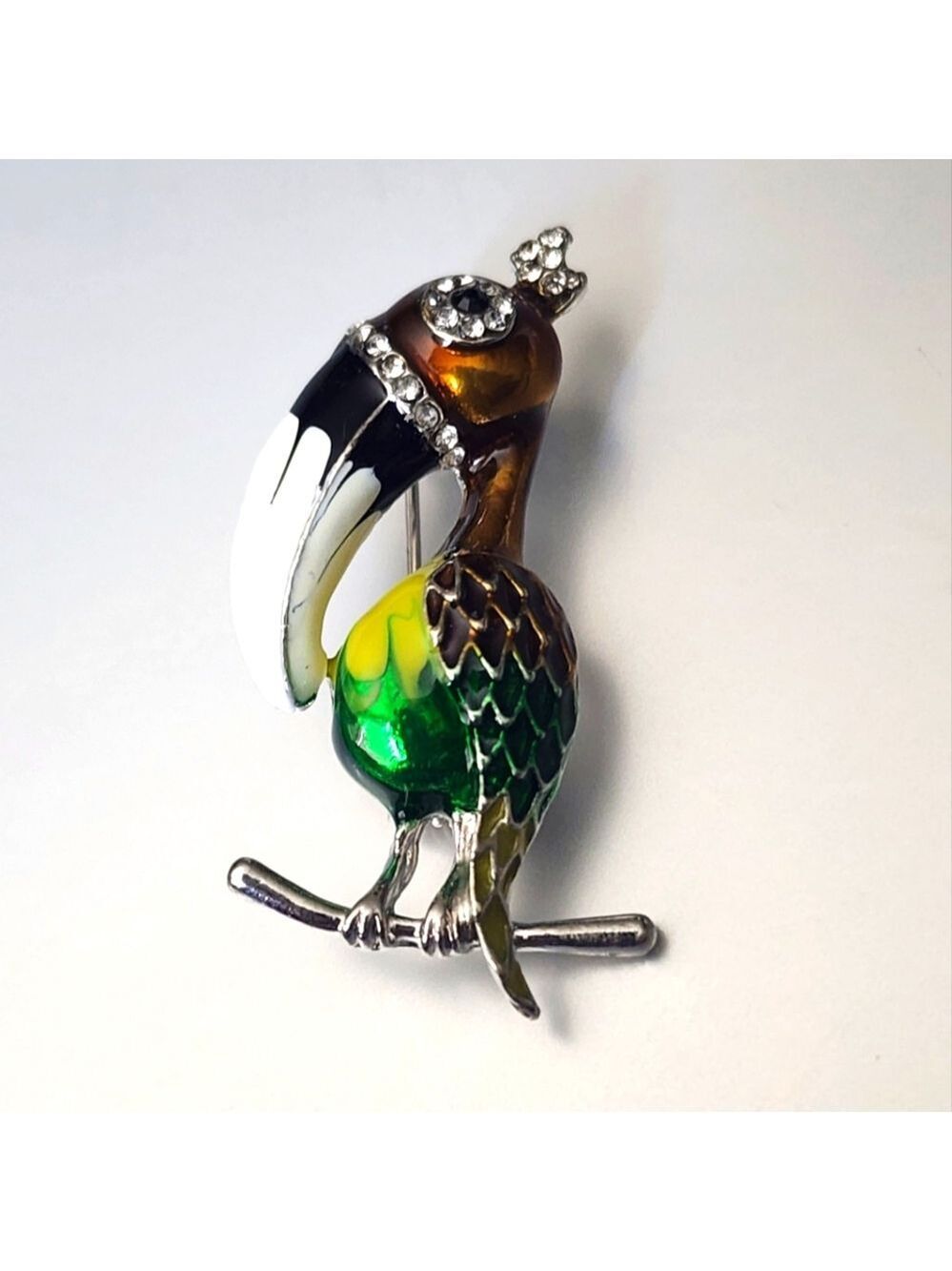 Southern yellow-billed hornbill Brooch Or Zazu From Lion King BRO